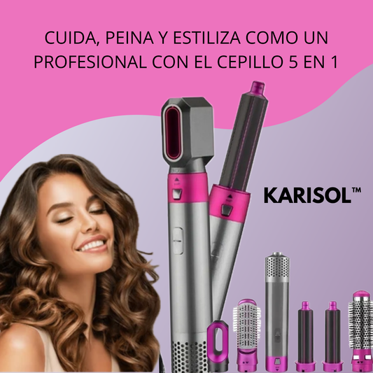 Cepillo Alisador Secador 5 En 1 - Cepillo Karisol™
