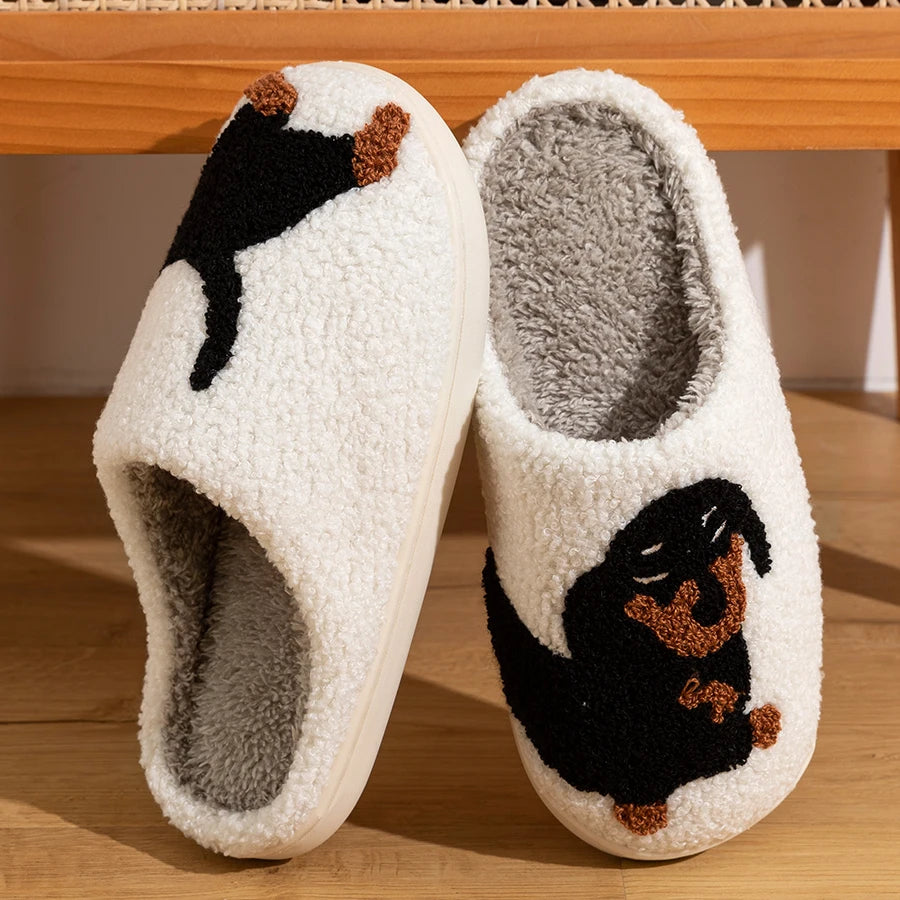 Pantufla Salchicha black