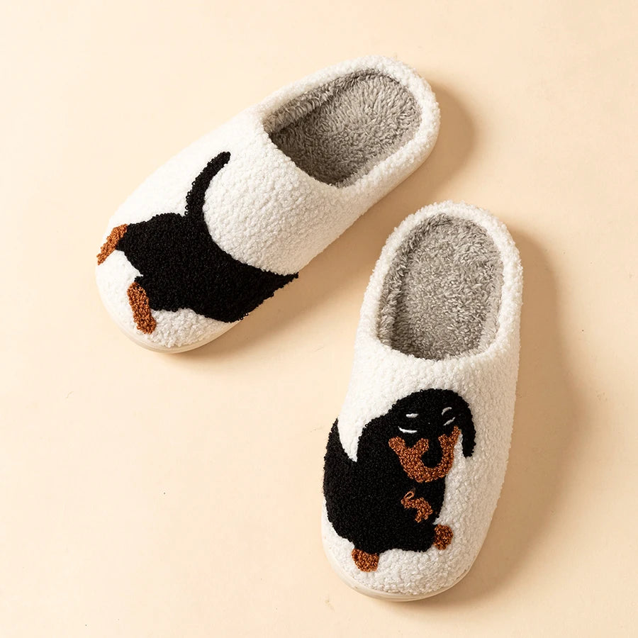 Pantufla Salchicha black