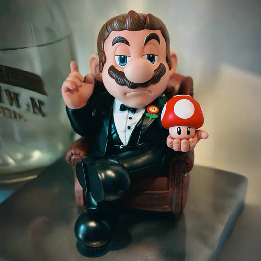 Mario con vibras de El Padrino